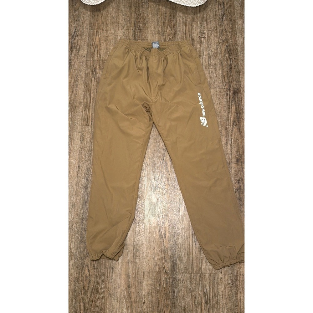 New Balance Mens XL Tan Khaki Track Pants Joggers Athletic Running Training - Picture 3 of 12